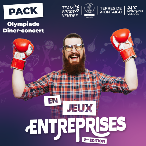 Pack A - "En Jeux Entreprises" - Olympiade + Dîner concert (dès 13h00)